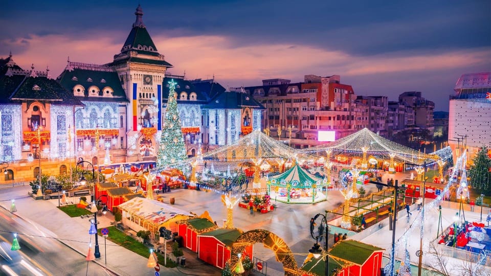 1-Day Tour from Bucharest to Craiova Christmas Market & Bus Transfer