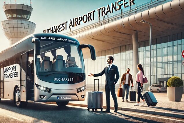 Traslado al aeropuerto de Bucarest en autobús de 55 personas